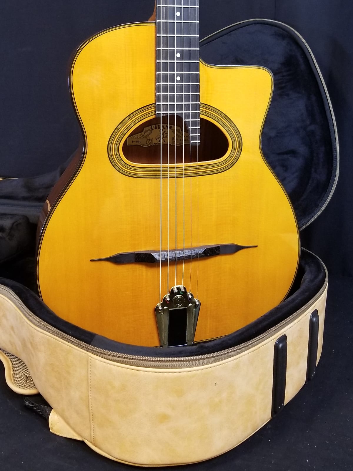 ギター GITANE D-500 Gitane D-500 Grande Bouche Gypsy Jazz Acoustic Guitar