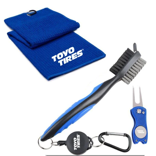 Golf Towel Brush Tool Kit