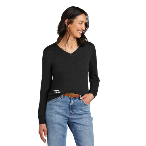 Womens Merino V-Neck Sweater