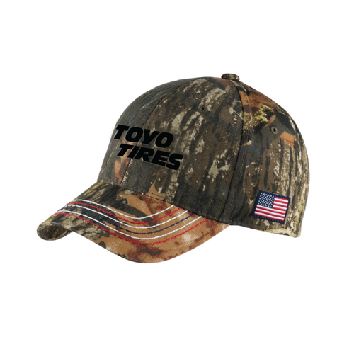 Americana Contrast Camo Cap
