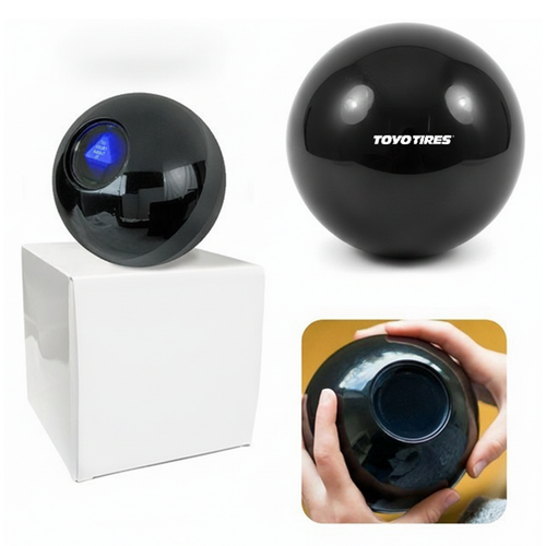 A black decision maker ball