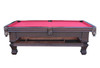 David Maple Pool Table With Drawer - Full View