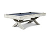 CrissyCross Slate Pool table in Whitewash finish with free local installation