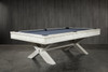 CrissyCross Slate Pool table in Whitewash finish with free local installation