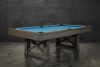 Nora 8' Slate Pool table in Charcoal finish | Dining Top Option