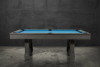 Nora 8' Slate Pool table in Charcoal finish | Dining Top Option
