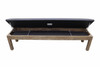 Nora 8' Slate Pool table in Charcoal finish | Dining Top Option