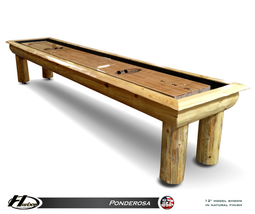 Hudson 9' Ponderosa Shuffleboard Table