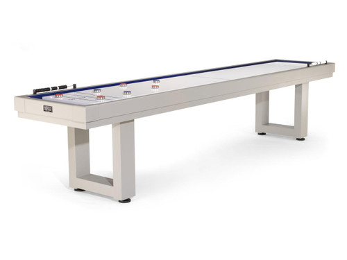 American Heritage 12' Lanai Outdoor Shuffleboard Table - Oyster Grey