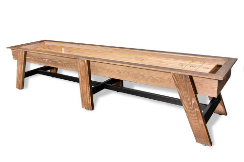 Nixon 12' Brushed Walnut Hunter Shuffleboard Table