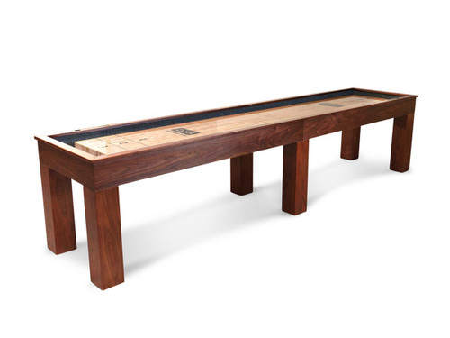 Doc & Holliday 12' Parsons Shuffleboard Table Natural Walnut