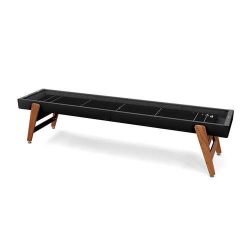 RS Barcelona 12' Track Shuffleboard in Black