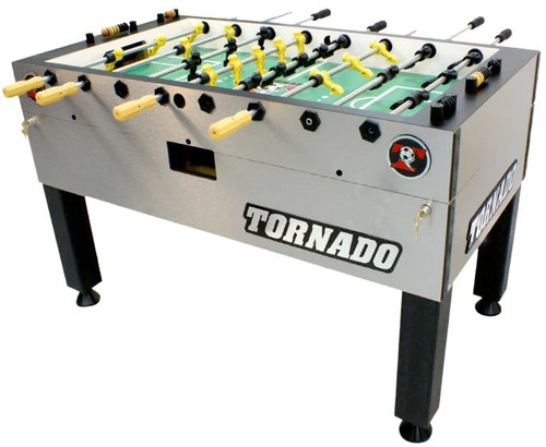 Tornado Tournament T-3000 Competition Foosball Table in Silver