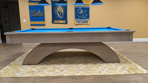 Wood Arch Pool Table