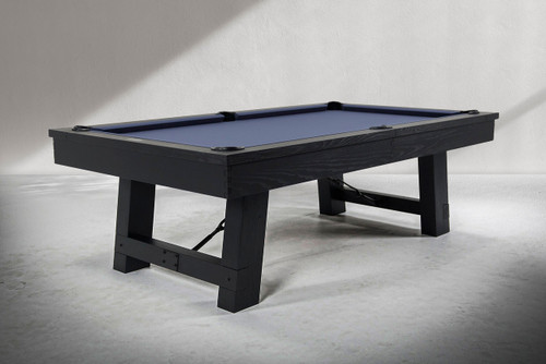 Isaac Slate Pool Table in Black Ash