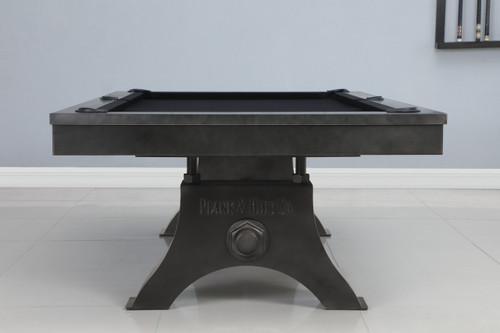 Jaxx Steel Slate Pool Table by Plank & Hide | White Glove Install
