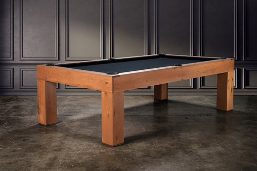 Doc & Holliday Parsons Pool Table in Rustic White Oak
