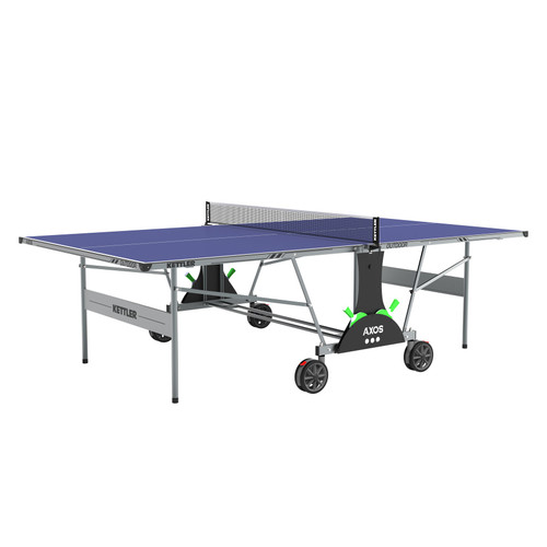 AXOS OUTDOOR TABLE TENNIS TABLE 2-PLAYER BUNDLE