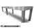 Hudson 18' Brushed Stainless Steel Shuffleboard Table - view 6 of 15