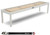 Hudson All Weather 14' Metro Shuffleboard Table