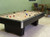 7 or 8 Ft CL Bailey Addison Pool Table with balls - side view