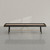 District Mills 14' Black &amp; Tan Shuffleboard Table
