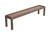 District Mills 16' Wood Parsons Shuffleboard Table