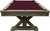 Brazos River Pool Table | Playcraft Black