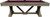 Playcraft Brazos River 8' Slate Pool Table | Weathered Gray Finish