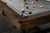 Nixon Billiards Hunter Slate Pool Table - Brushed Walnut & Black Leg
