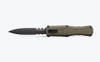 Benchmade 3370SGY-1 Claymore OTF Auto Knife Green Grivory (3.9" Gray Serr) Benchmade 3370SGY-1 Claymore OTF Auto Knife Green Grivory (3.9" Gray Serr)