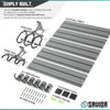 Savior Equipment, Wall Rack System - 5 Panel Kit w/Attachments - GRAY