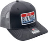 BBR License Plate Hat - Black/Charcoal