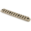 BCM KeyMod Picatinny Nylon Rail Section - 5.5 inch - FDE BCM KeyMod Picatinny Nylon Rail Section - 5.5 inch - FDE