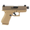 Glock 43X Custom Hush Puppy FDE