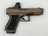 LBE Glock 19 G5, Executive Package, SRO, Ramjet - Bronze 2-tone