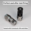 Comstock Armory Compact Muzzle Brake, 1/2x28 - .22