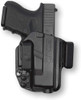 Threaded Barrel
Torsion IWB Gun Holster for Glock 26 27 33 comes standard with Threaded Barrel clearance up to .6653" Diameter, Tall Sight clearance up to .355" Inches and red dot sight cut out. So whether you run a custom firearm or a more standard pistol, know that your firearm may fit in our holsters.