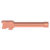 ZEV PRO Match Barrel - Glock 17- Gen 1-4 - Threaded - Bronze