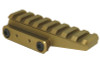 Unity Tactical FAST Optic Riser - FDE