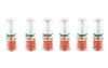 Tipton Snap Caps Trans Red 38spcl/357 6pack