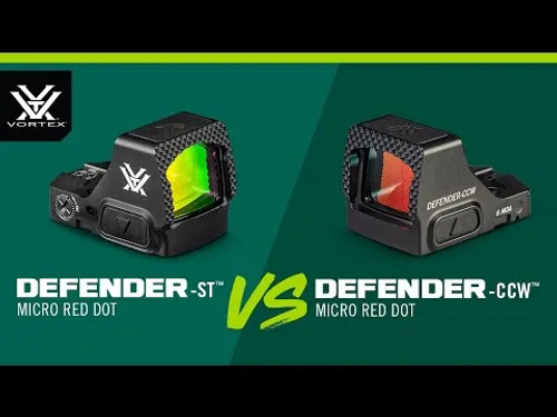 Vortex Defender-ST Red Dot 3 MOA MRDS Reticle Vortex Defender-ST Red Dot 3 MOA MRDS Reticle
