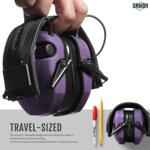 Savior Equipment Apollo Ear Muffs - Purple Savior Equipment Apollo Ear Muffs - Purple