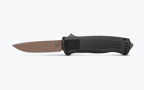 Benchmade 5371FE Shootout Drop Point Automatic OTF Knife Black (3.5" FDE) Benchmade 5371FE Shootout Drop Point Automatic OTF Knife Black (3.5" FDE)