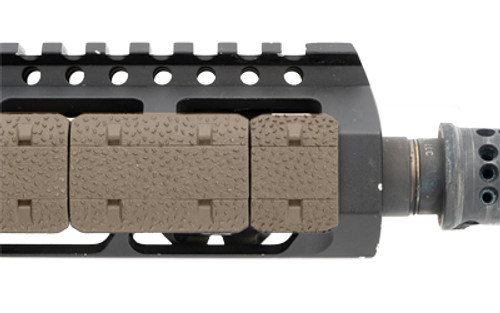 Magpul M-LOK Rail Covers, Type 2 Half Slot, FDE Magpul M-LOK Rail Covers, Type 2 Half Slot, FDE