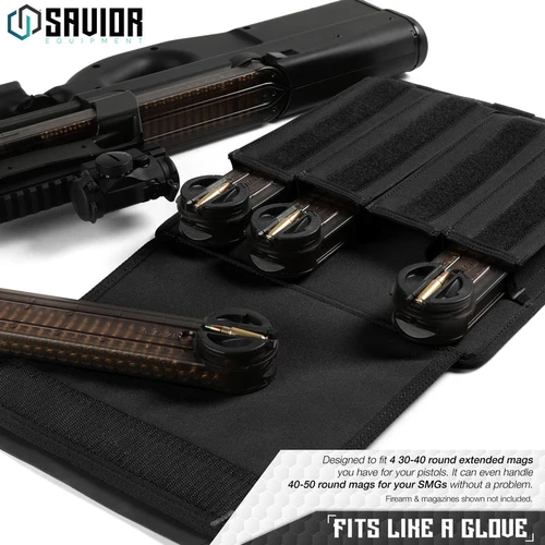 Savior Equipment Mag Buddy, Ext. Mag Pouch - 2pk BLK