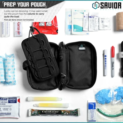 Savior Equipment IFAK Buddy, Medical Pouch - BLK