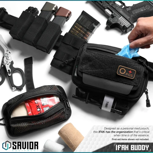 Savior Equipment IFAK Buddy, Medical Pouch - BLK