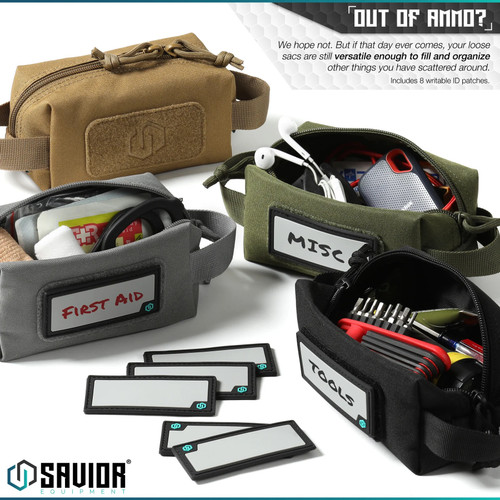 Savior Equipment, Loose Sac Mini - 4pk ODG