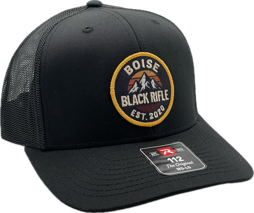 Black Rifle Gear Sunset Mtn. Boise, Black/Black Hat